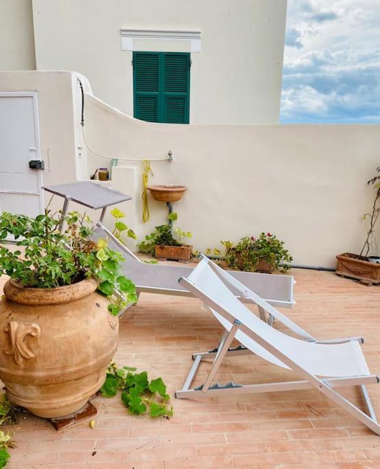 Beautiful Flat With Terrace And Sea View - Free Parking Apartment