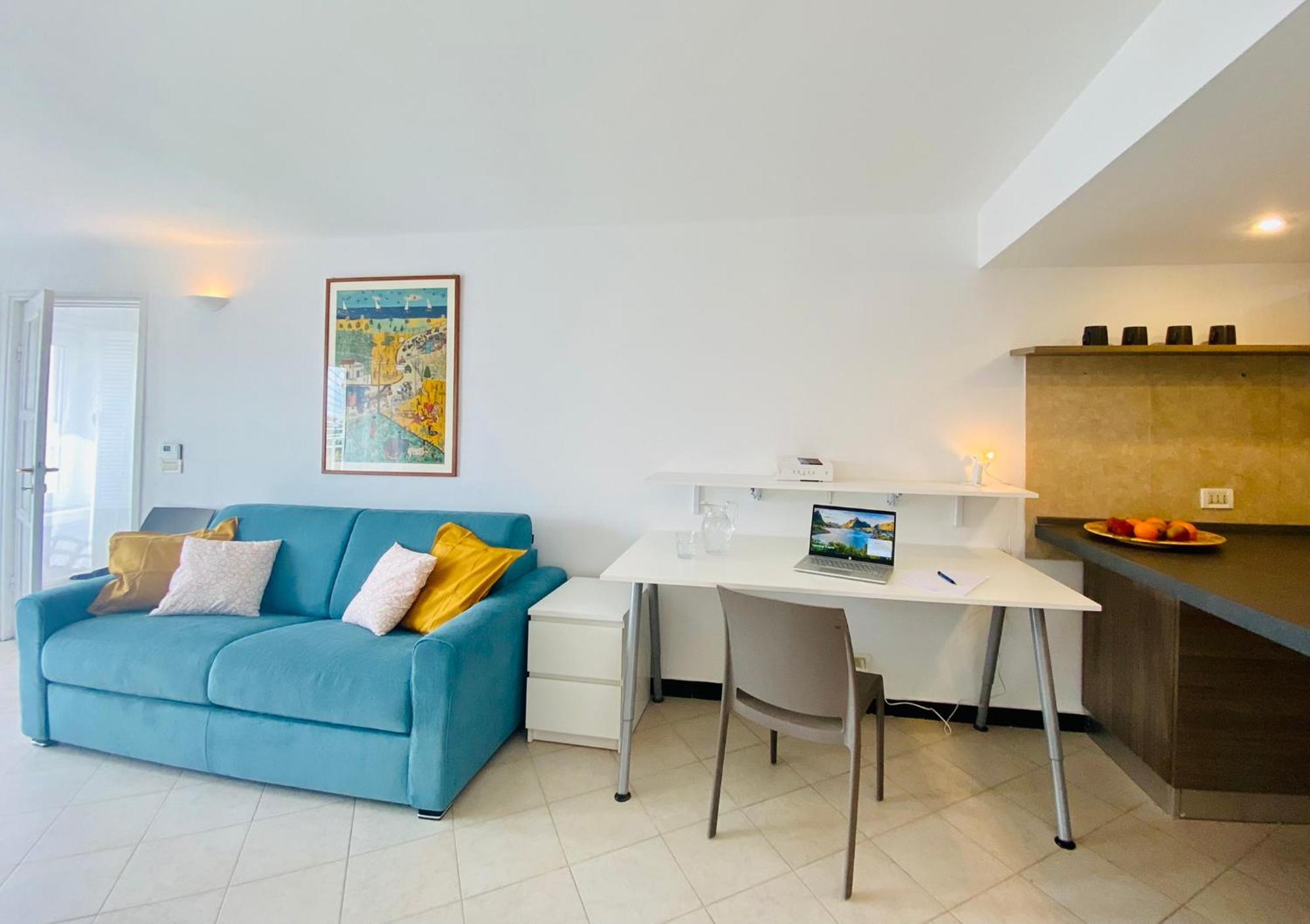 Beautiful Flat With Terrace And Sea View - Free Parking Apartment Genua